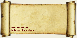 Jadranka Sokolović vizit kartica